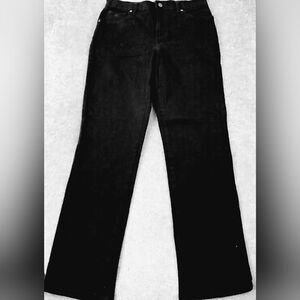 Gloria Vanderbilt Amanda Jeans Black Sz 22